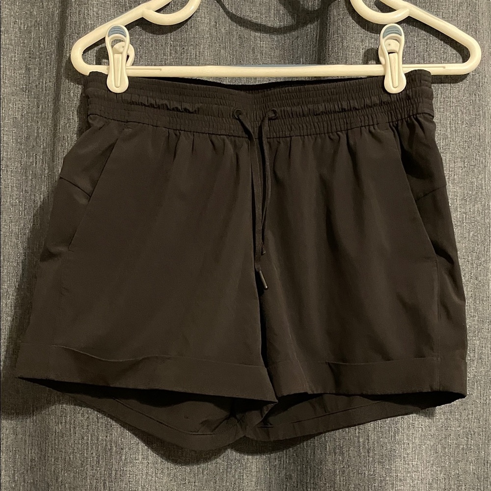Lululemon Athletica Black Spring Break Away Shorts